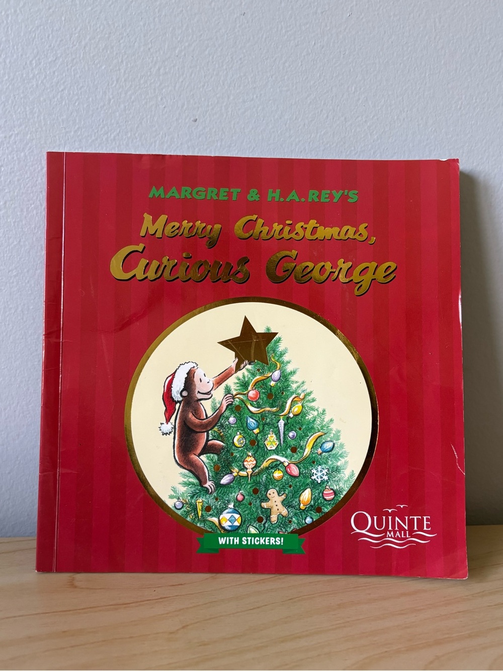 Merry Christmas, Curious George Book by Margret & H.A. Rey 🎄 🐒 ⭐️ 2006